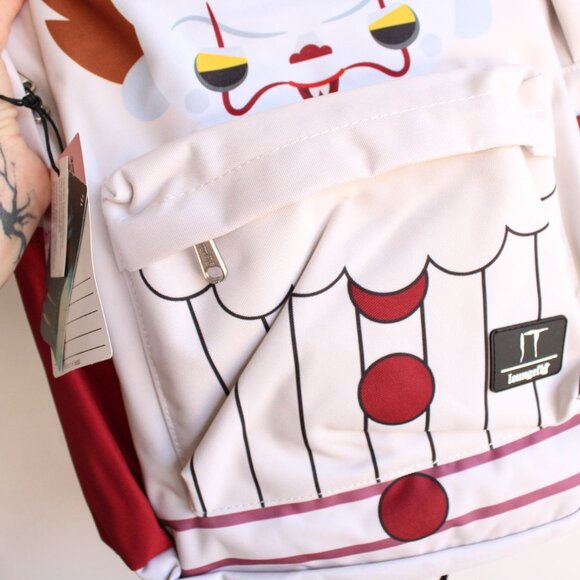 Loungefly Pennywise Backpack, New With Tags, IT 2020, Horror, Sample - Picture 3 of 8